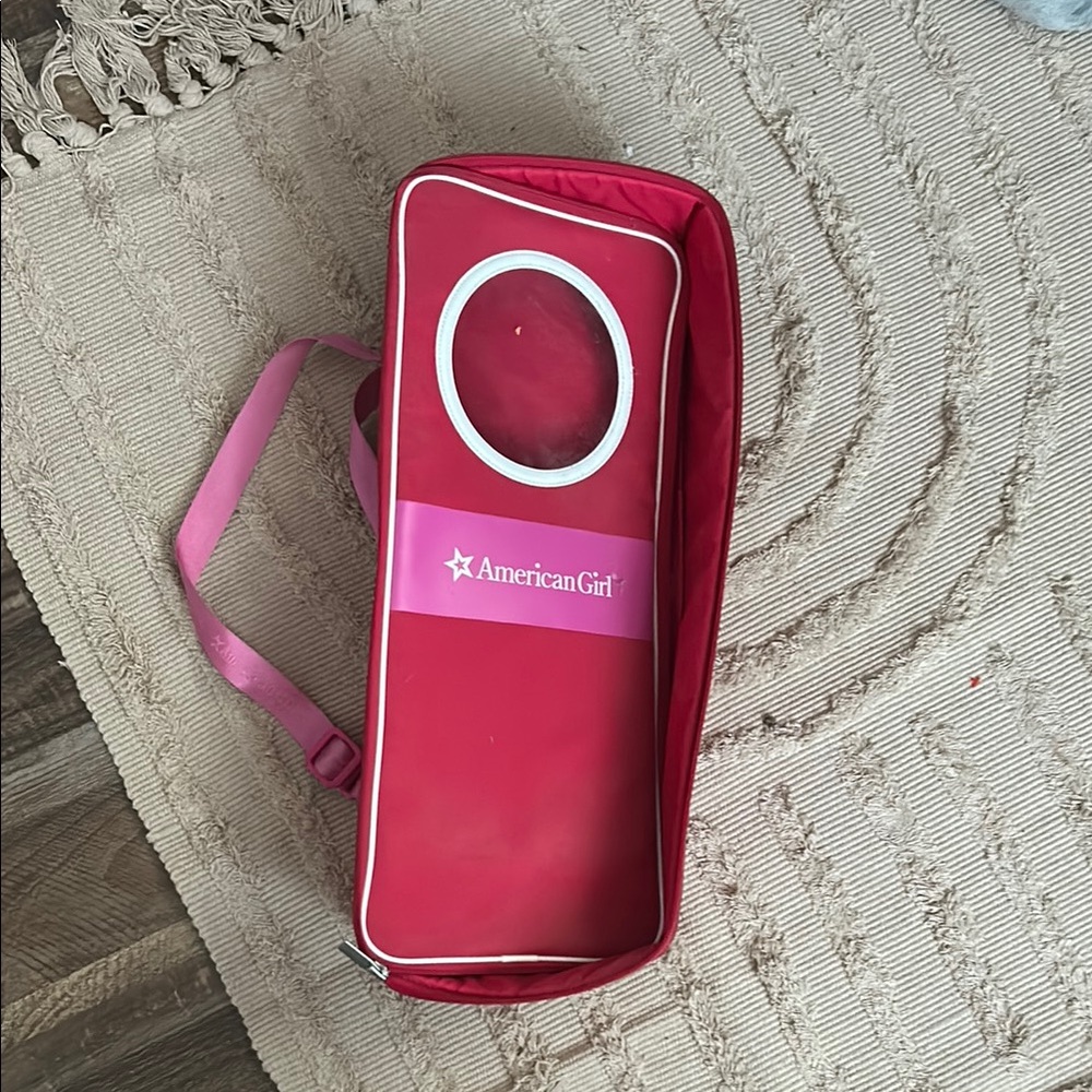 American Girl Red Portable doll carrier